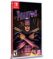 Game case for 'The Phantom' on Nintendo Switch with a character holding guns.