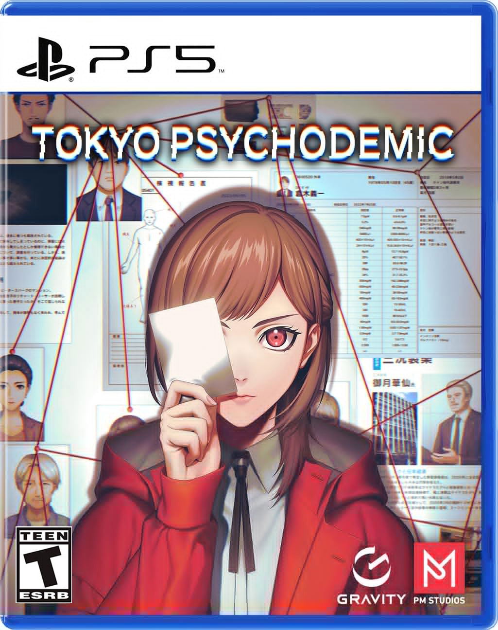 Game cover for 'Tokyo Psychodemic' on PS5 with a character holding a mask.