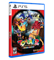 Tomba! 2 game case for PS5 with colorful graphics and character design.