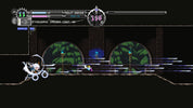 Pixel art game scene with character and interface elements