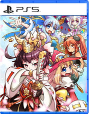 PlayStation 5 game case with anime-style characters on a blue background