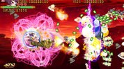 Colorful game screen with character and vibrant effects