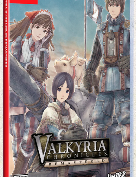 Valkyria Chronicles Remastered physical release nintendo switch