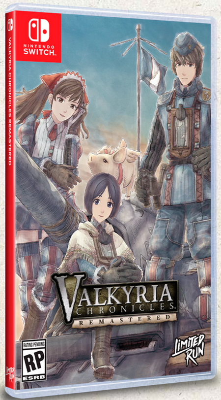 Valkyria Chronicles Remastered physical release nintendo switch