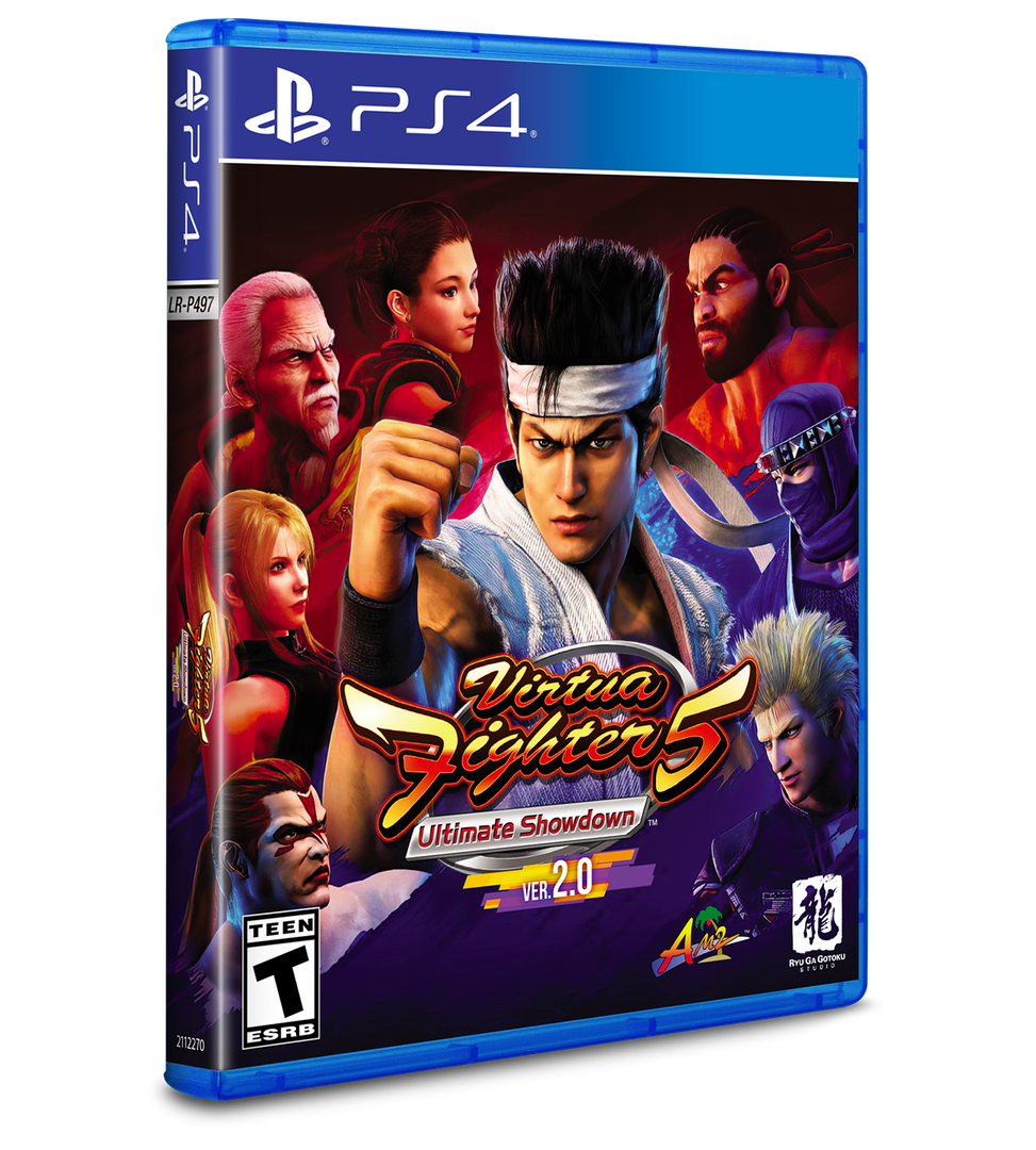 Virtua Fighter 5 Ultimate Showdown game box for PS4 on a white background