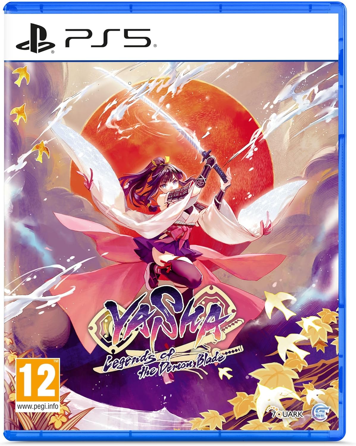 PlayStation 5 game disc for 'Vasha: Legends of the Venom Blade' with vibrant artwork and branding.
