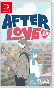 Cover of 'After Love EP' game for Nintendo Switch with two characters and a guitar.