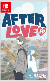 Cover of 'After Love EP' game for Nintendo Switch with two characters and a guitar.
