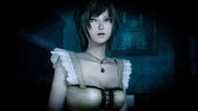 Character in a dark, eerie setting with a blurred background
