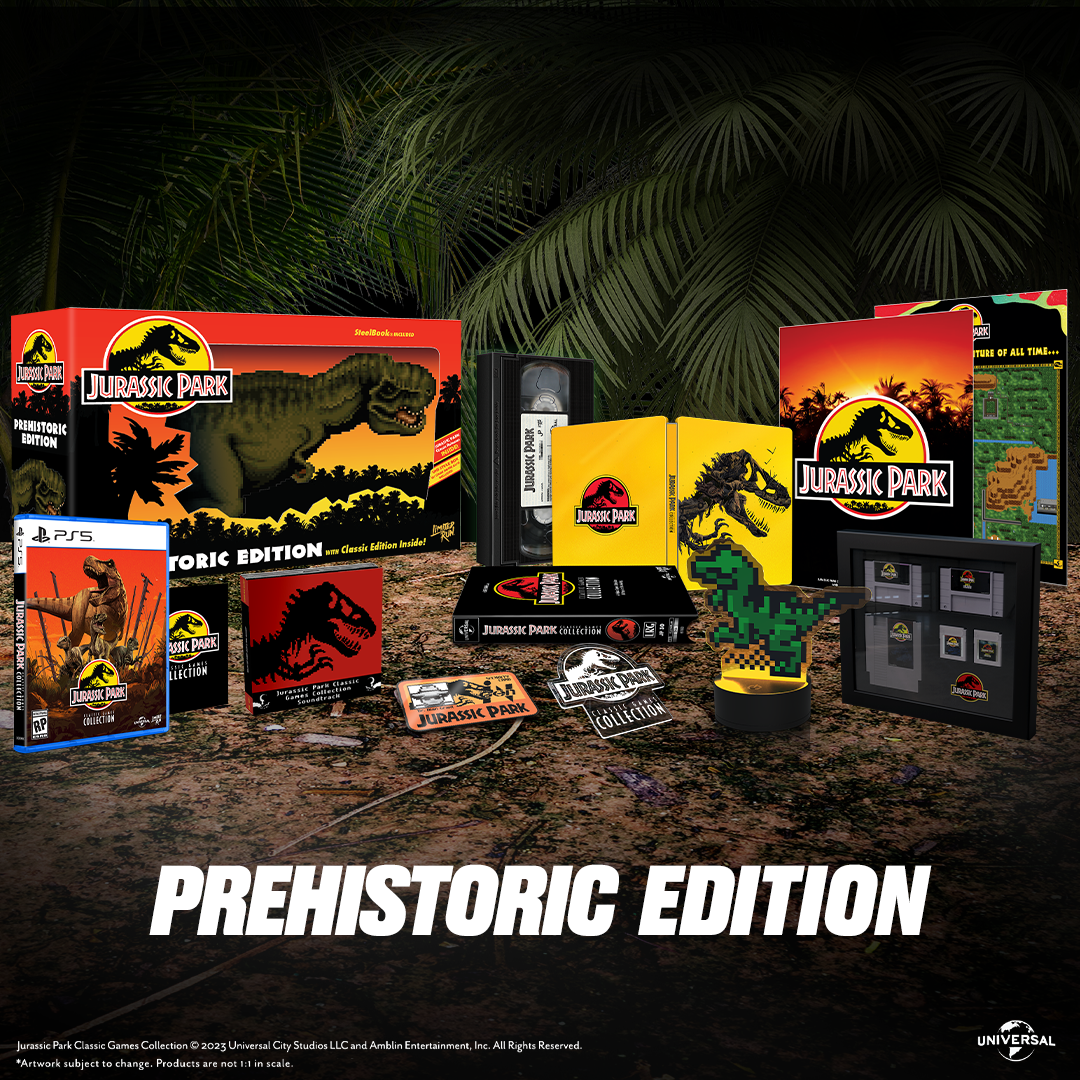 Jurassic Park Classic Games Collection Prehistoric Edition Ps5