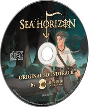 CD cover for 'Sea Horizon' original soundtrack with character illustration and branding.