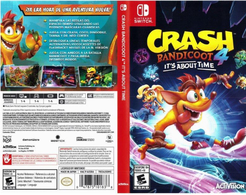Crash-bandicoot-about-time-spanish-bazaar-bazaar-com