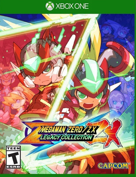 Mega Man Zero Zx Legacy Collection XB1 front cover